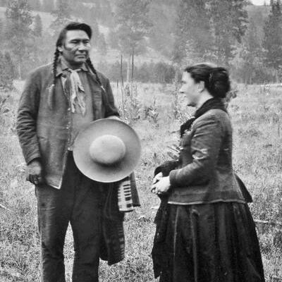 Alice C. Fletcher a náčelník Joseph (Nez Perce), 1899