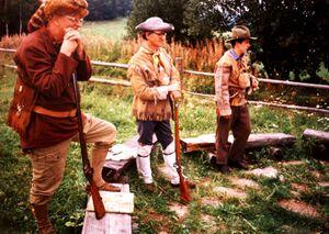 Hombre uprostřed na srazu trapperů cca 1995